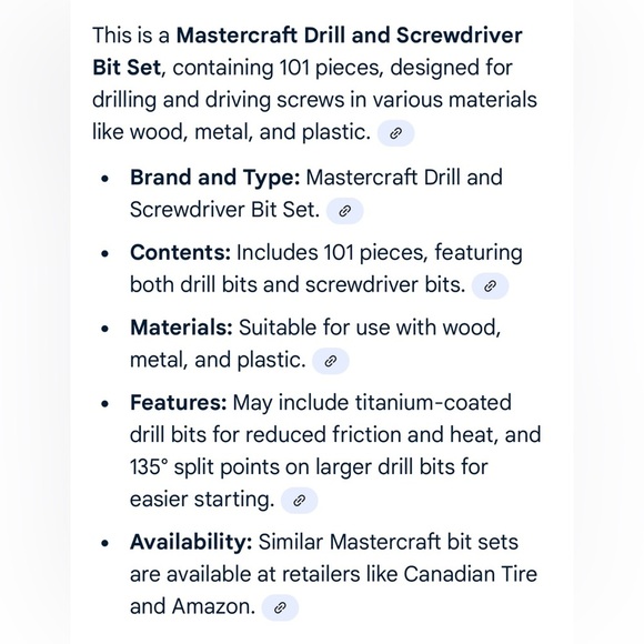 Mastercraft 101-Piece Drill and Screwdriver Bit Set - Picture 7 of 7